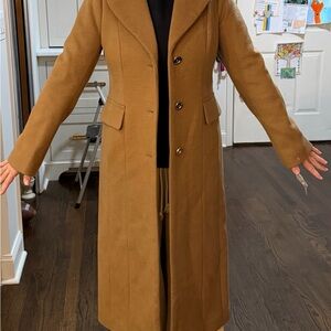 MICHAEL KORS Camel Trench Coat